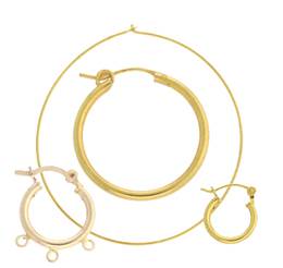 Vermeil Hoop Earring